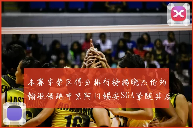 本赛季禁区得分排行榜揭晓杰伦约翰逊领跑申京阿门锡安SGA紧随其后
