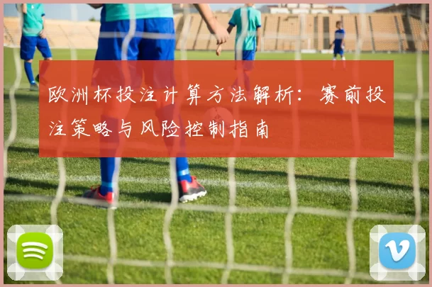 欧洲杯投注计算方法解析:赛前投注策略与风险控制指南